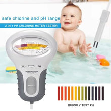 LSSOAZZVVN 2 in 1 PH Chlorine Meter Tester Chlorine Water Quality Testing Device CL2 Measuring Swiming Tool for Pool Aquarium