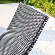 vnrutkou Outdoor Chaise Lounge Chair Set of 2, Sunbathing Chairs, PE Wicker Reclining Lounge Chair Patio Rattan Double Chaise with Arm for Outdoor Lounge Living Room Sand Patio Beach Pool (White)