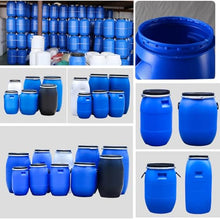 Heavy-Duty Plastic Storage Bucket with Secure Lid & Handle Food Grade Air Tight Industrial Container Rain Barrel for Storage Containers Plastic Drum for Home Brewing Shipping(42 Gallon)