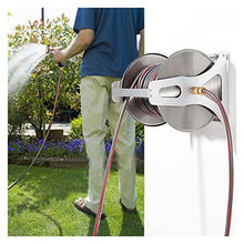 Portable Garden Hose Reels,Wall Mount Hose Reels Cart,Water Hose Storage,Heavy Duty,for Outdoor, 131ft/40m