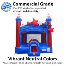TentandTable Inflatable Bounce House Commercial Grade Stars and Stripes