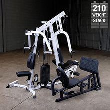 Body-Solid (EXM2500LPS) Multi-Station Home Gym Machine, Arm & Leg Strength Training Functional Exercise Workout Station White