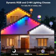 Permanent Outdoor Lights Pro 300ft String light with 180 RGBCW+IC LEDs IP68