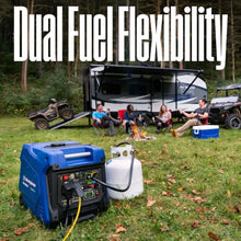 Westinghouse 5000 Peak Watt Super Quiet Dual Fuel Portable Inverter Generator, Remote Electric Start, Gas & Propane Powered, RV Ready, CO Sensor, Parallel Capable