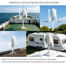 3000W/5000W/6000W/8000W Wind Generator for Home Portable Wind Turbine Generator Kit with 3 Blade/Controller for Solar Wind Power Manufacturer Equipment,Light Wind Start 24V-3000W