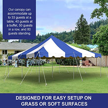 Party Tents Direct 20' x 30' Replacement Weekender Pole Tent Top Blue