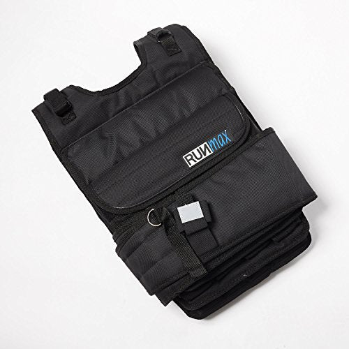 RUNmax RUNFast Weighted Vest With Shoulder Pads Black