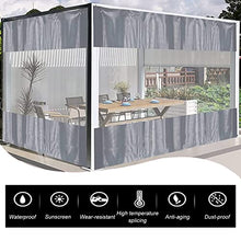 Transparent Waterproof Tarpaulin Side Panels,Outdoor Tarp Curtains,PVC Heavy Duty Clear Tarpaulin Rain Curtains,Partition Curtains for Pergola Porch Gazebo,with Grommets,W×H-4.8×2.5.0m(15.7*