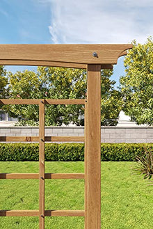 Vita Heartwood Cedar Trellis, 82 inch H x 60 inch W, FSC, Wood, Garden Décor Lattice, Privacy Screen, VA68899