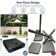 OROTLECT 33.5" Patio-Cantilever-Umbrella-Base W/Handle & Wheels,330 Lbs
