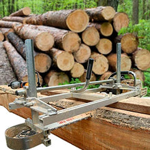 Qiokoith Portable 36 Inch Chainsaw Grinder Wood Board Milling Guide Bar Brush Wood Timber Cutter Chainsaw Grinder Chainsaw Sharpening Tool Sawmill Accessories