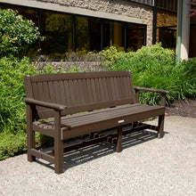 Sequoia Professional CM-BENSQ62-ACE Commercial Grade Exeter 6 Foot Garden Bench, Weathered Acorn