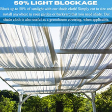 VBS - White Shade Cloth - 50% - Mesh Fabric for Fence Privacy Screen, Garden Shade, Mesh Fence Screening, Shade Cloth Rolls, Wind Screen, White Shade Cloth, White Shade Mesh (32' x 100'), Green