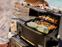 HALO Prime300 Countertop Pellet Grill | Up to 500°F | Portable 300Sq. In. Cooking Surface | Optional Lithium-ion Battery Power | HS-1005-ANA
