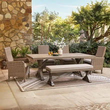 Signature Design by Ashley Outdoor Dining Chairs with Cushion Set of 2