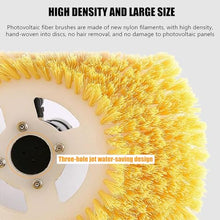 JIANSMZ Solar Panel Cleaning Machine - Double Head Brush for Photovoltaic Panels 5.5m Fed Pole Kit with Lithium Battery Efficient Roof Solar Cleaner for Power Generation