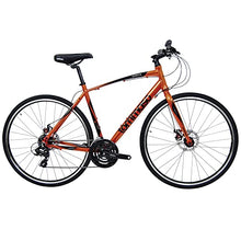Tommaso Forza Shimano Tourney Hybrid Disc Brake Fitness Bike Orange Large