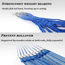 DULASP Nnovation Hammock Outdoor Breathable Mesh Hammock Multiples Load Capacity Up to 200 Kg Portable with Carrying Bag Camping Hammock