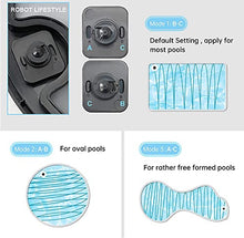 Cordless Robotic Pool Cleaner,Fully Automatic Robotic Pool Cleaner Wall-Climbing Underwater Cleaner with Smart Navigation and Top Load Filter Ideal, for Ground Swimming Pool,White