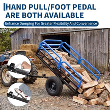 1500 Lbs Heavy Duty Steel Dump Cart