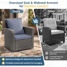 Wisteria Lane 4 Piece Outdoor Wicker Patio Furniture Set for All Weather