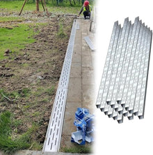 YXEDPBF Commercial Slim Drain Grilles for Showers Patios and GaragesOutdoor Garden Drainage Kit with French Metal Driveway Drainage Channels