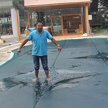 ZEEKYFOR Inground Pool Safety Cover, Winter Pool Cover with All Installation Hardware, Customized Shape Size,3mx10m/10ftx33ft