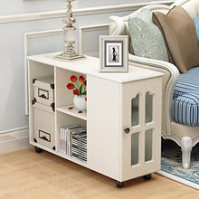 NRFJFOP Sofa Side Table Corner Living Room Small Coffee Tea Cabinet Bubble