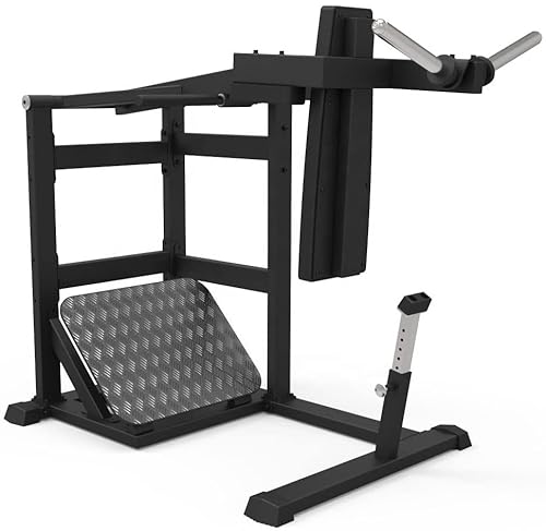 French Fitness FFB Black Pendulum Squat Leg Press Machine