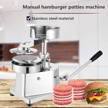 Eiwitany Commercial Hamburger Patty Maker Burger Forming Machine Home Large Manual Beef Meat Forming Processor Stainless Steel Grill Burger Press Tool (Light Blue Blue4)