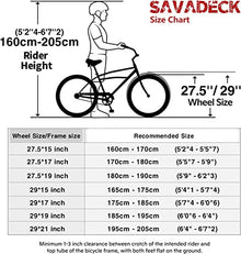 SAVADECK Carbon Fiber Mountain Bike Black