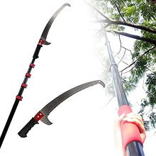 Telescopic Pole Saw,Folding Hand Saw Pruning Hand Saw Hand Held Design Jab Saw for Pruning and Pruning Branches and Leaves High-Altitude Fruit Tree Branch Saw,5.4m/18FT