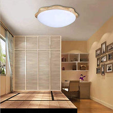 Lamp LED Round Wood Ceiling Lamp Nordic Style Living Room Lamp Acrylic Lampshade Modern Garden Lamp Outdoor Corridor Kitchen Bathroom Balcony Lamp