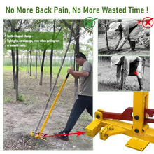 Antourlamm Sapling Puller Tool, 4-Gear Adjustable Jaw Clamping Weeder with Long Handle, Effortless Root Removal Tool for Weed/Seedling, Ideal for Garden Yard Farm
