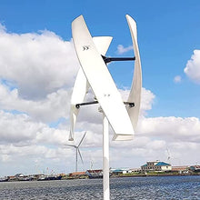600W Vertical Axis Wind Turbine with Controller, 24V 48V 96V 120V 220V Low Wind Speed Start Wind Generator Free Power Energy Windmill for Home or Camping