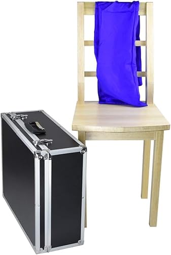 ZQION Floating Chair Silk Stage Magic Trick Illusion Prop White