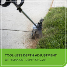 Greenworks 40V 8 in Cordless Electric Lawn Edger, 4.0 Ah Battery, Charger