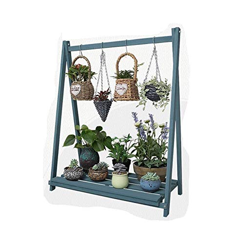 MIIKHI Flower Pot Display Rack Modern Creative Flower Rack Hanging Flower Pots Rack Flower Stand Wood Flower Stand Stand Plant Stand Hanging Plant Stand Indoor Plant Shelf Indoo