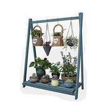 MIIKHI Flower Pot Display Rack Modern Creative Flower Rack Hanging Flower Pots Rack Flower Stand Wood Flower Stand Stand Plant Stand Hanging Plant Stand Indoor Plant Shelf Indoo