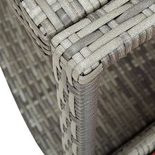 Spa-ombouwen - vidaXL Spa Surround Gray Poly Rattan - N/A - Grijs