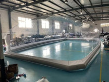 Inflatable Pool Fence/DIY Transparent Swimming Pool Cover/Swimming Pool Accessories/Ceiling Inflatable Bubble Dome Inflatable Pool,11 * 6 * 3m