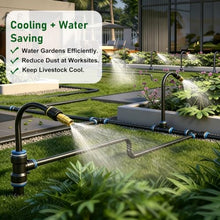 Flexible Drip Irrigation System Outdoor, Bendable Mist Cooling Sprayer