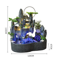 GLigeT Outdoor Water Fountain Rockery Water Screen, Courtyard Office Living Room Decoration, Outdoor Courtyard Fountain Landscaping Outdoor Fountain (Color : B)