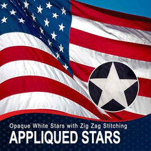 American Flag 15x25 Made in USA – Heavy Duty 2-Ply Polyester Outdoor Flag, Applique Stars & Sewn Stripes, Durable Canvas Header with Rope and Thimbles – Collins Flags