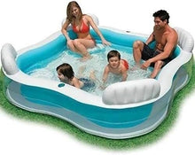 MQELHKCYSGX The Water Pool has a backrest Seating Design and is a Multi-Layer Inflatable It is Suitable for Children and Adults Over 3 Years Old and is Ideal for Backyard Parties