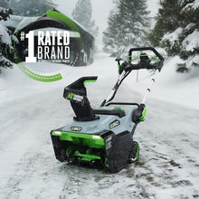EGO Power+ 21" Electric Snow Blower, Cordless Single Stage, Includes (2) 56 V 6.0Ah Batteries and Dual Port Charger - SNT2134
