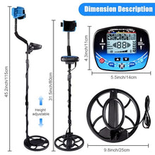 UYCVT Metal Detector, Underground Metal Detector Gold LCD Search Target Id Max Depth Treasure Hunting Pinpointer Waterproof Locate Model