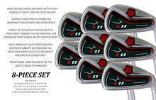 Pacific Golf Clubs T11 Power Back Tall Iron Set 4-SW Right Hand Regular R Flex Steel Shafts Black