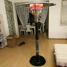 Patio Heater Heating Tip-Over Protection Adjustable Gas Patio Heater 220 x 80 x 45cm for Outdoor Garden Home 5-13KW