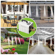 TABODD 860PSI High Pressure Mist Cooling System Pump with 20pcs Nozzles, 180W Mister System for Outside Patio, Patio Misting Mister System Kit Greenhouse Misting System